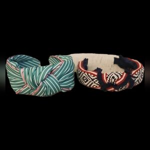 Striped and Patterned Headbands Set Of 2